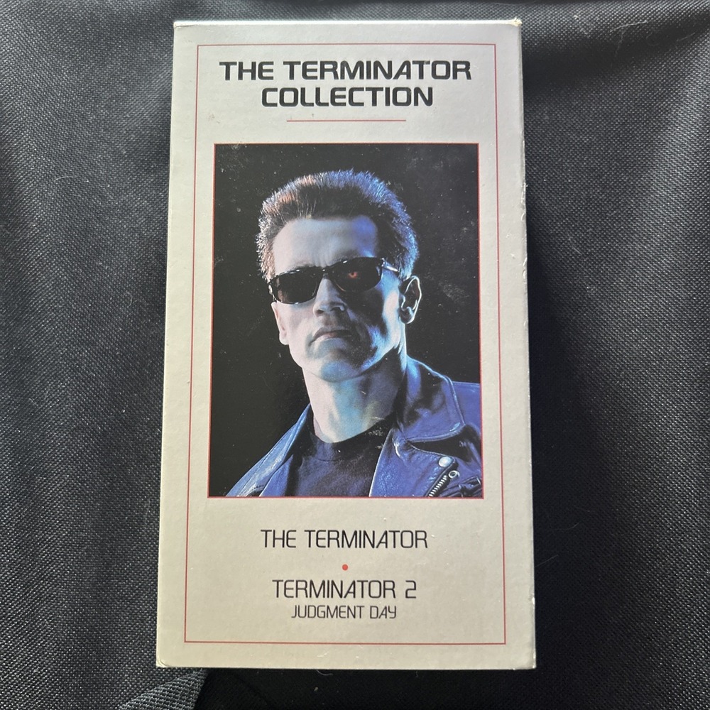 Vintage VHS Tapes Box Set The Terminator Collection The Terminator 1 & 2